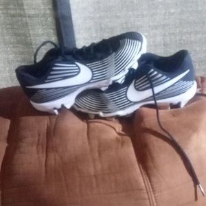 Softball Shoes Nike Fast flex Black And White